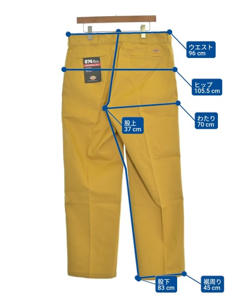 Dickies（ディッキーズ）チノパン 黄 サイズ:38(XXL位) メンズ/2200736890458