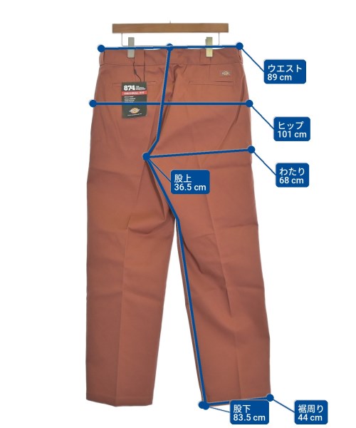 Dickies（ディッキーズ）チノパン 赤 サイズ:36(XXL位) メンズ/2200736890489