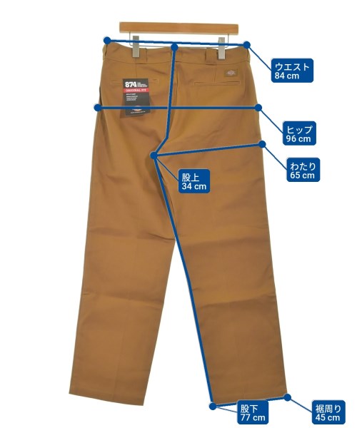 Dickies（ディッキーズ）チノパン 茶 サイズ:36(XXL位) メンズ/2200736890502
