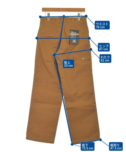 Dickies（ディッキーズ）チノパン 茶 サイズ:30(M位) メンズ/2200736890519