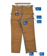 Dickies（ディッキーズ）チノパン 茶 サイズ:38(XXL位) メンズ/2200736890533