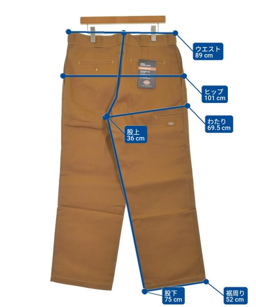 Dickies（ディッキーズ）チノパン 茶 サイズ:36(XXL位) メンズ/2200736890564