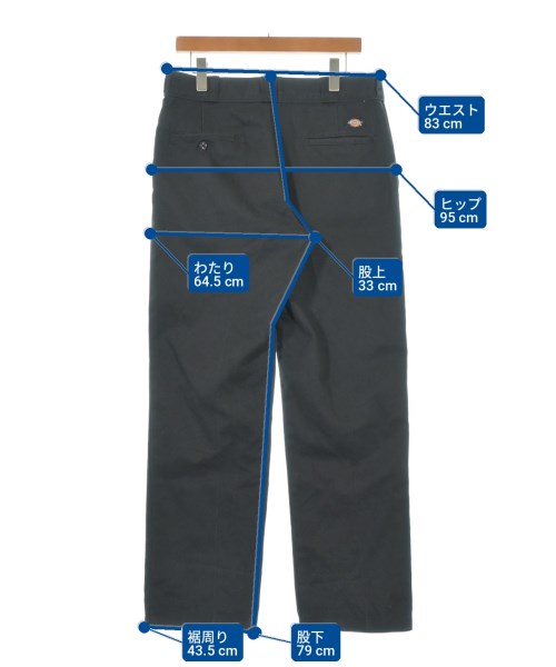 Dickies（ディッキーズ）チノパン 黒 サイズ:34(XL位) メンズ/2200720512106