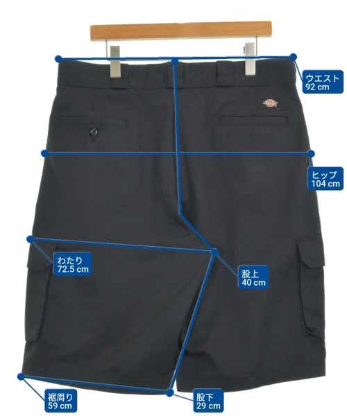 Dickies（ディッキーズ）ショートパンツ 黒 サイズ:36(S位) メンズ/2200722677049