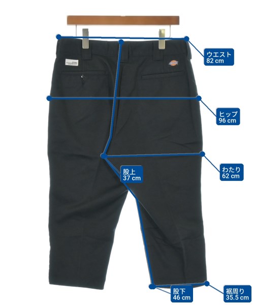 Dickies（ディッキーズ）クロップドパンツ 黒 サイズ:L メンズ/2200724878024