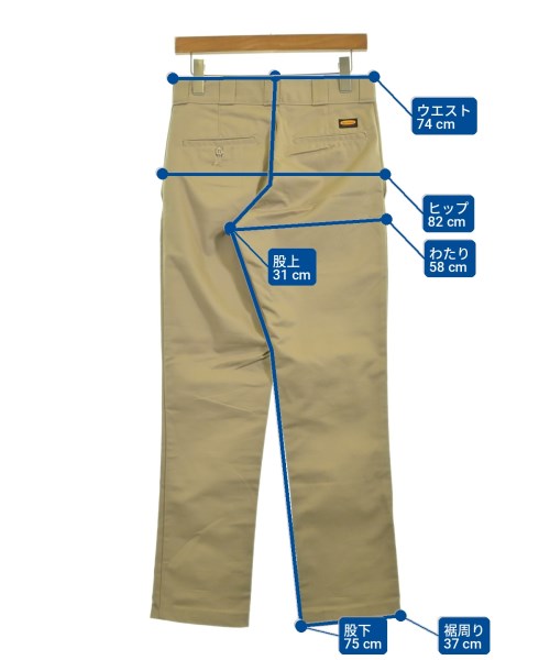 Dickies（ディッキーズ）チノパン ベージュ サイズ:28(S位) メンズ/2200722414095