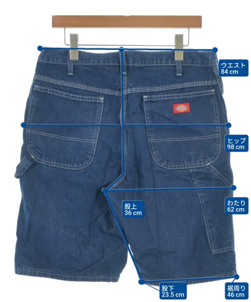 Dickies（ディッキーズ）ショートパンツ 青 サイズ:34(XL位) メンズ/2200683628203