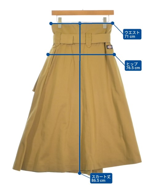 Dickies（ディッキーズ）ロング・マキシ丈スカート ベージュ サイズ:S レディース/2200686976011