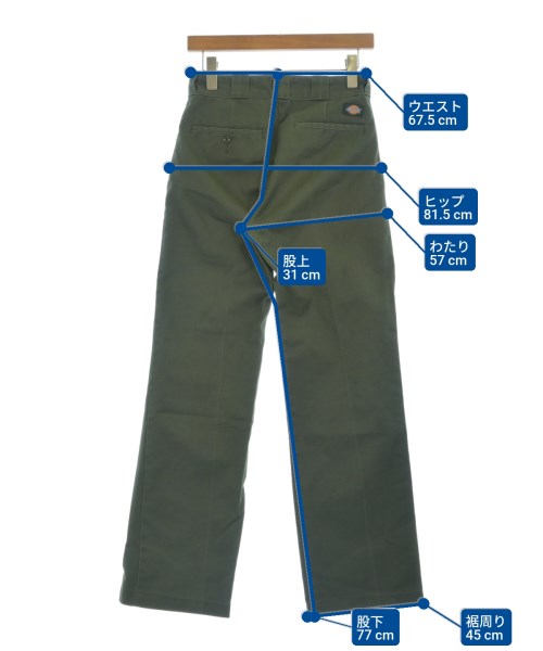 Dickies（ディッキーズ）チノパン 緑 サイズ:28(L位) レディース/2200693289012