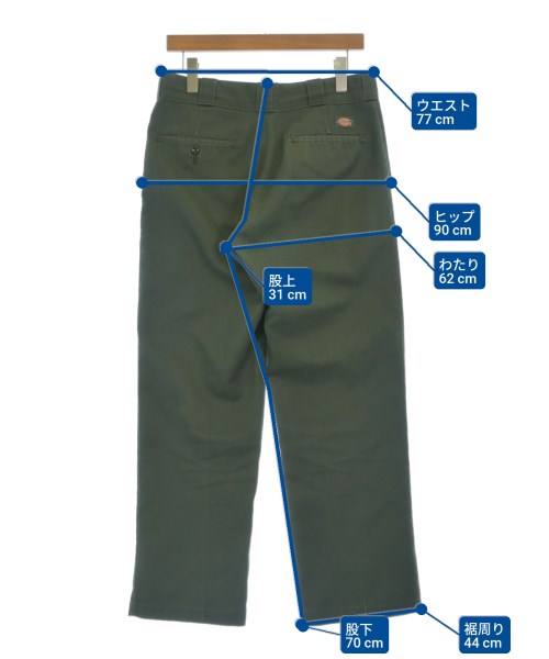 Dickies（ディッキーズ）チノパン 緑 サイズ:32(L位) レディース/2200693289036