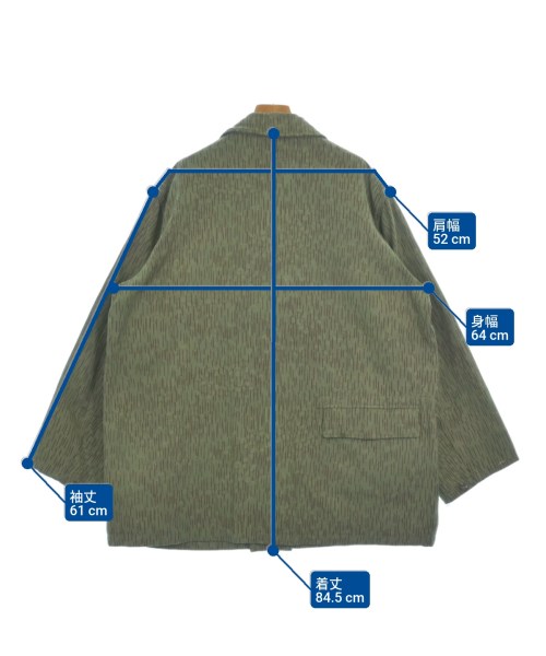 MILITARY（ミリタリー）ステンカラーコート カーキ サイズ:-(XL位) メンズ/2200518156017