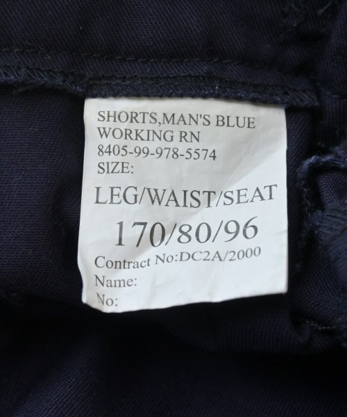 MILITARY（ミリタリー）ショートパンツ 紺 サイズ:-(S位) メンズ/2200559247040