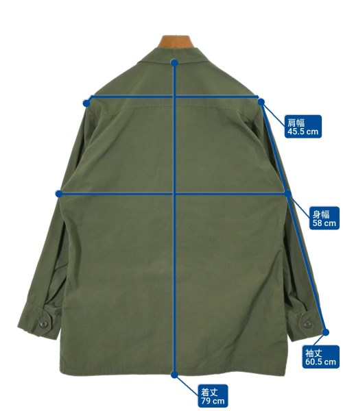 MILITARY（ミリタリー）カバーオール カーキ サイズ:M メンズ/2200636728035