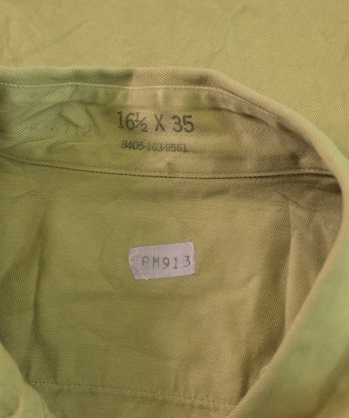 MILITARY（ミリタリー）カジュアルシャツ ベージュ サイズ:16 1/2(XL位) メンズ/2200638113082