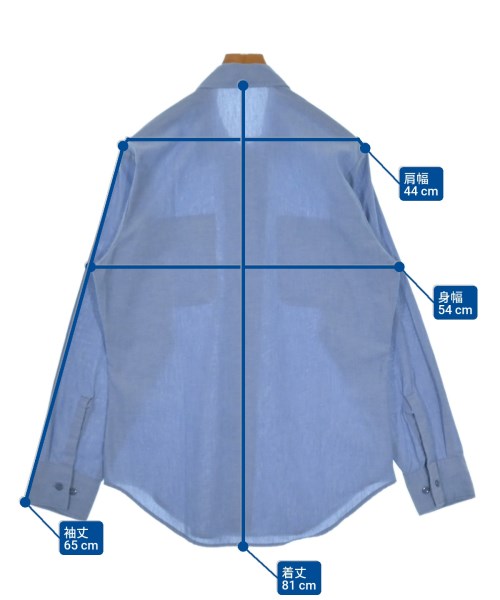 MILITARY（ミリタリー）カジュアルシャツ 青 サイズ:M メンズ/2200639401041