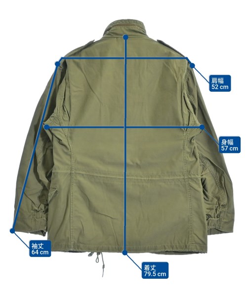 ALPHA（アルファ）ミリタリーブルゾン カーキ サイズ:M メンズ/2200643437029