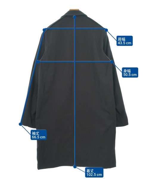 MILITARY（ミリタリー）ステンカラーコート 紺 サイズ:-(M位) メンズ/2200618325023