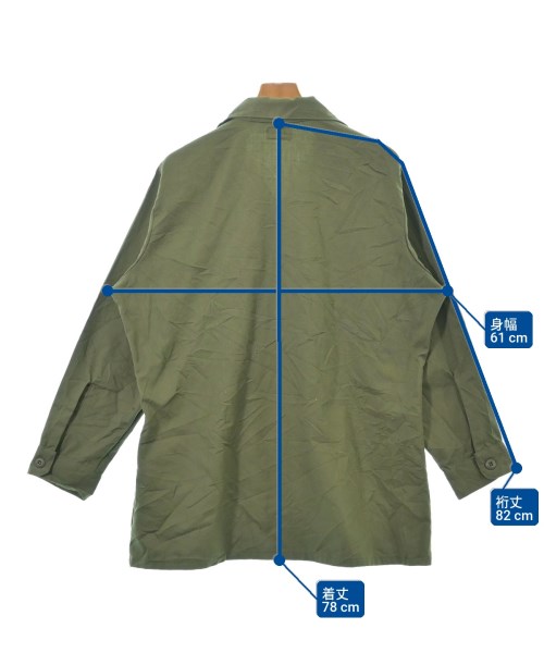 MILITARY（ミリタリー）カジュアルシャツ カーキ サイズ:16 1/2(XL位) メンズ/2200628015013