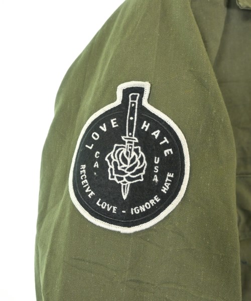 MILITARY（ミリタリー）カジュアルシャツ カーキ サイズ:14(S位) メンズ/2200628810168