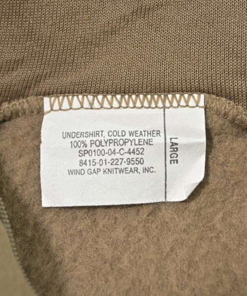 MILITARY（ミリタリー）スウェット 茶 サイズ:L メンズ/2200628810243