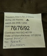 MILITARY（ミリタリー）スラックス 茶 サイズ:76(S位) メンズ/2200634203077