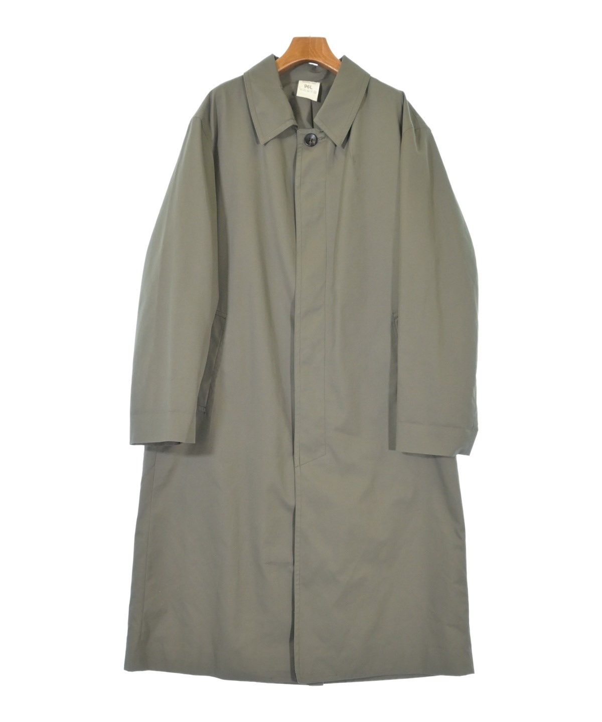 MILITARY（ミリタリー）ステンカラーコート カーキ サイズ:L メンズ