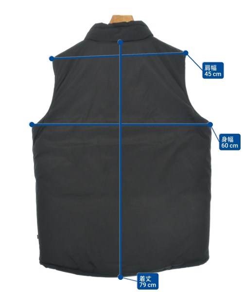 MILITARY（ミリタリー）ダウンジャケット/ダウンベスト 黒 サイズ:M メンズ/2200610907012