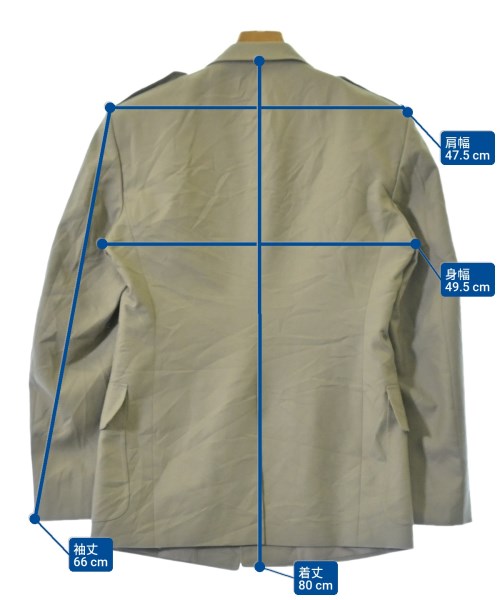 MILITARY（ミリタリー）ジャケット カーキ サイズ:-(M位) メンズ/2200620927086