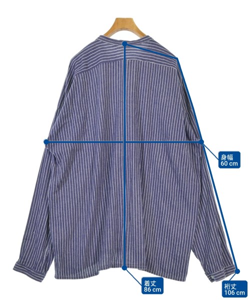 MILITARY（ミリタリー）カジュアルシャツ 青 サイズ:F メンズ/2200672889073