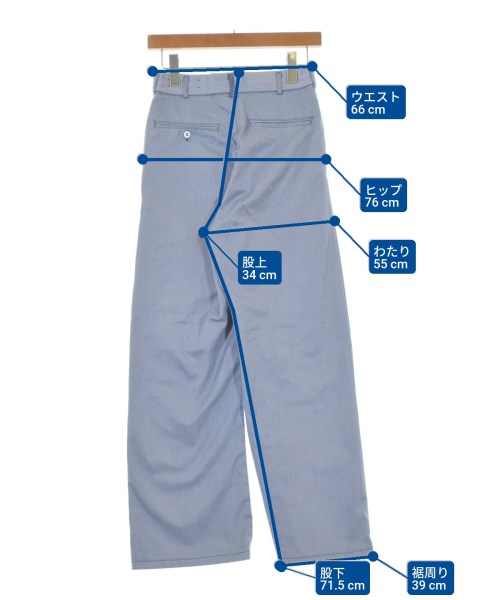 MILITARY（ミリタリー）スラックス 青 サイズ:28(L位) メンズ/2200660656038