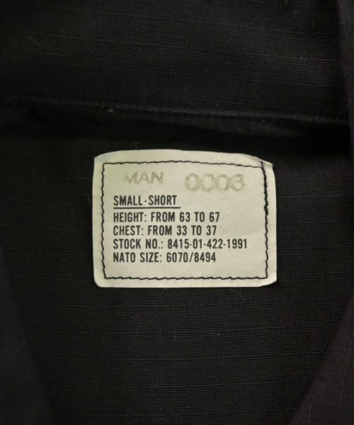 MILITARY（ミリタリー）ブルゾン 黒 サイズ:S メンズ/2200643985049