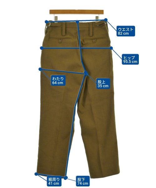 MILITARY（ミリタリー）スラックス 茶 サイズ:-(M位) メンズ/2200654828168
