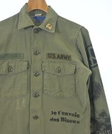MILITARY（ミリタリー）カジュアルシャツ 緑 サイズ:14 1/2(XS位) メンズ/2200712916066