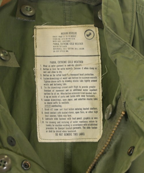 MILITARY（ミリタリー）モッズコート カーキ サイズ:M メンズ/2200646531052