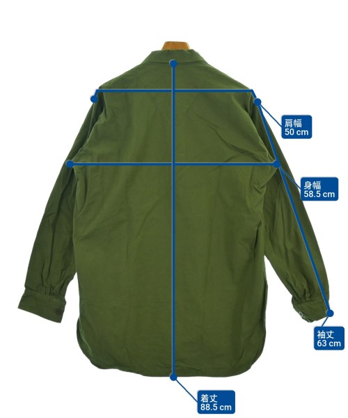 MILITARY（ミリタリー）カジュアルシャツ カーキ サイズ:-(L位) メンズ/2200639777023