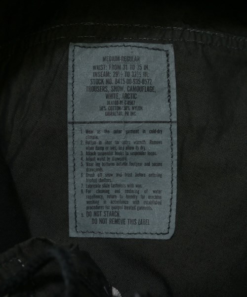 MILITARY（ミリタリー）その他 グレー サイズ:31(M位) メンズ/2200641617386