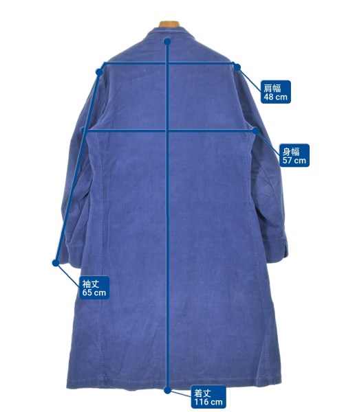 MILITARY（ミリタリー）コート 青 サイズ:L メンズ/2200635770028