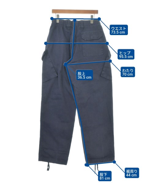 MILITARY（ミリタリー）カーゴパンツ 紺 サイズ:85(L位) メンズ/2200709894018