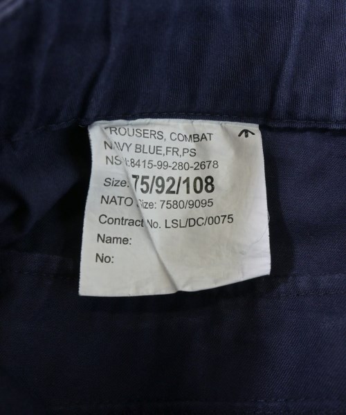 MILITARY（ミリタリー）カーゴパンツ 紺 サイズ:-(XL位) メンズ/2200666160164