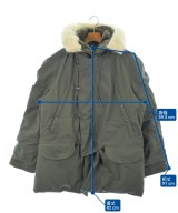 MILITARY（ミリタリー）モッズコート 緑 サイズ:M メンズ/2200667931015