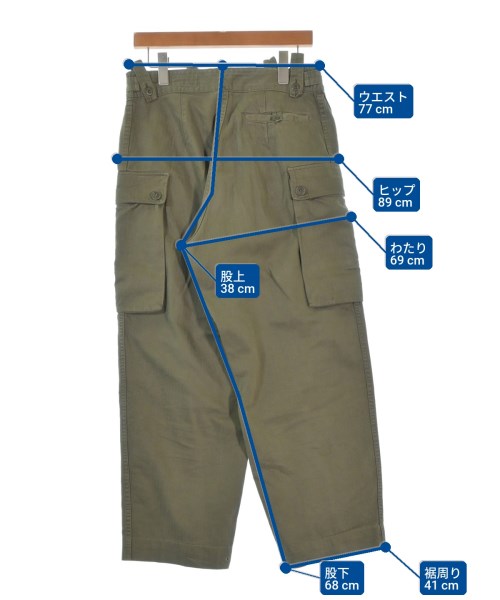 MILITARY（ミリタリー）カーゴパンツ カーキ サイズ:82(M位) メンズ/2200672298035