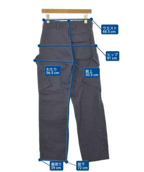 MILITARY（ミリタリー）カーゴパンツ 紺 サイズ:75(L位) レディース/2200719806070