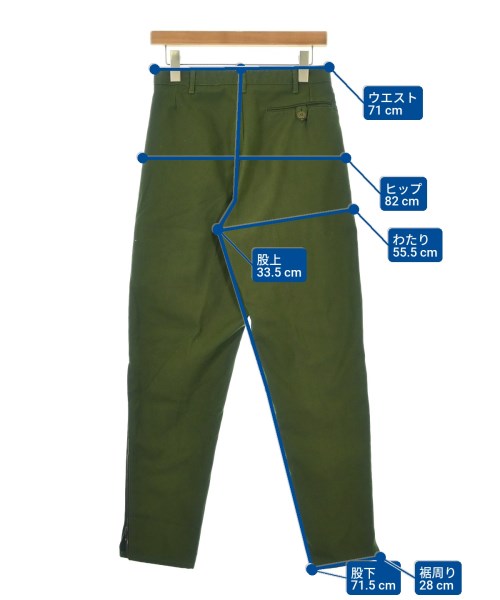 MILITARY（ミリタリー）チノパン カーキ サイズ:-(XS位) メンズ/2200690228144