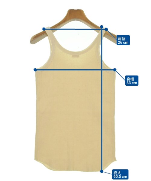 Healthknit（ヘルスニット）タンクトップ 白 サイズ:S レディース/2200632368167