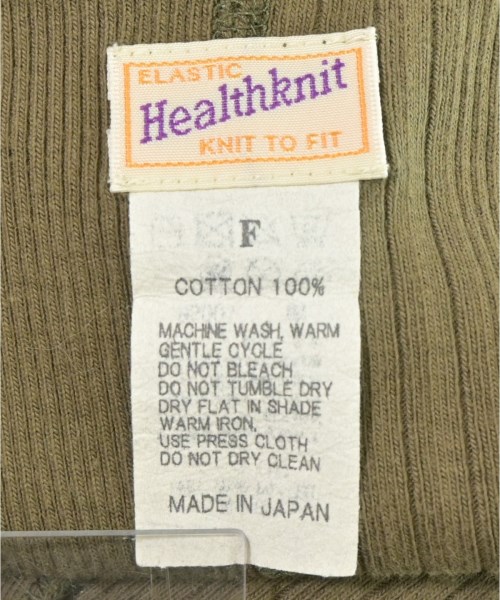 Healthknit（ヘルスニット）ノースリーブ カーキ サイズ:F レディース/2200622127095