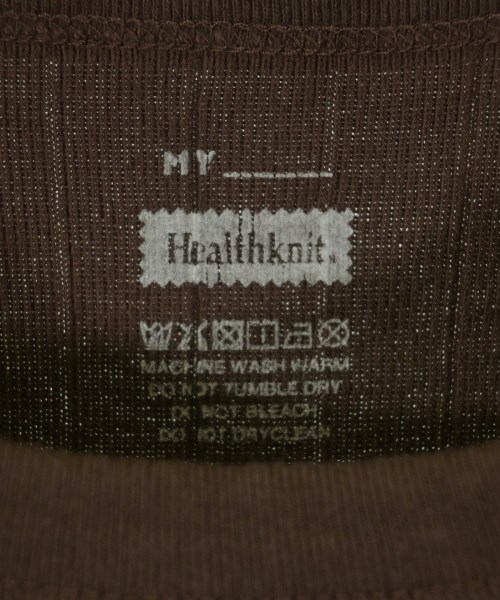 Healthknit（ヘルスニット）Tシャツ・カットソー 茶 サイズ:F レディース/2200614798128