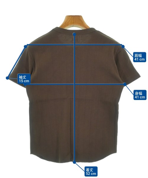 Healthknit（ヘルスニット）Tシャツ・カットソー 茶 サイズ:F レディース/2200614798128