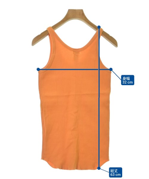 Healthknit（ヘルスニット）タンクトップ オレンジ サイズ:S レディース/2200614294101