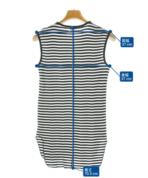 Healthknit（ヘルスニット）ノースリーブ 紺 サイズ:XS レディース/2200674681095