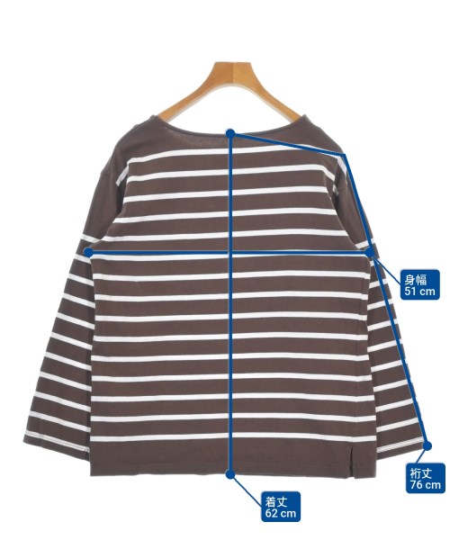 Healthknit（ヘルスニット）Tシャツ・カットソー 茶 サイズ:F レディース/2200689834226